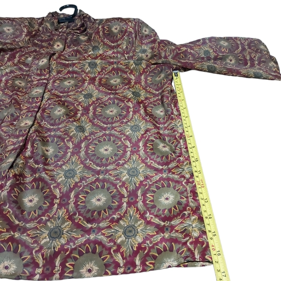 Barrie Pace Ltd Women's Button Down Shirt With Shoulder Pads Size 16 - Picture 5 of 7